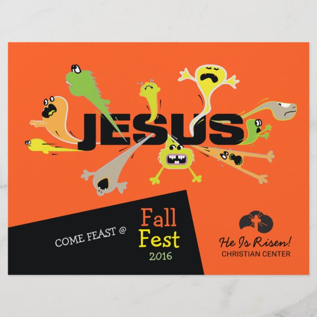 Scary Jesus Flyer (Front)