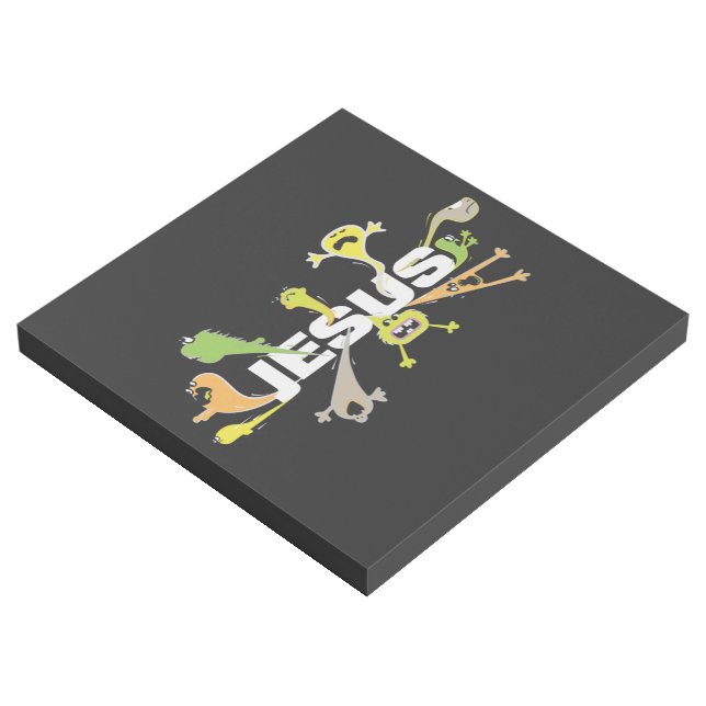 Scary Jesus Gallery Wrap (3/4)