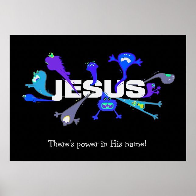 Scary Jesus Nights Poster (Front)