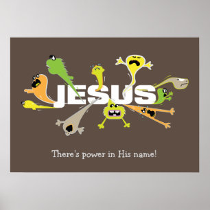 Scary Jesus Poster