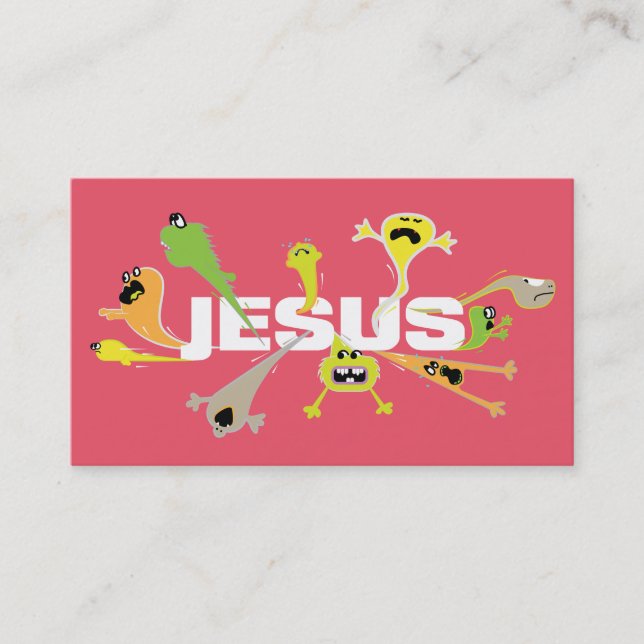 Scary Jesus Scripture Cards (Front)