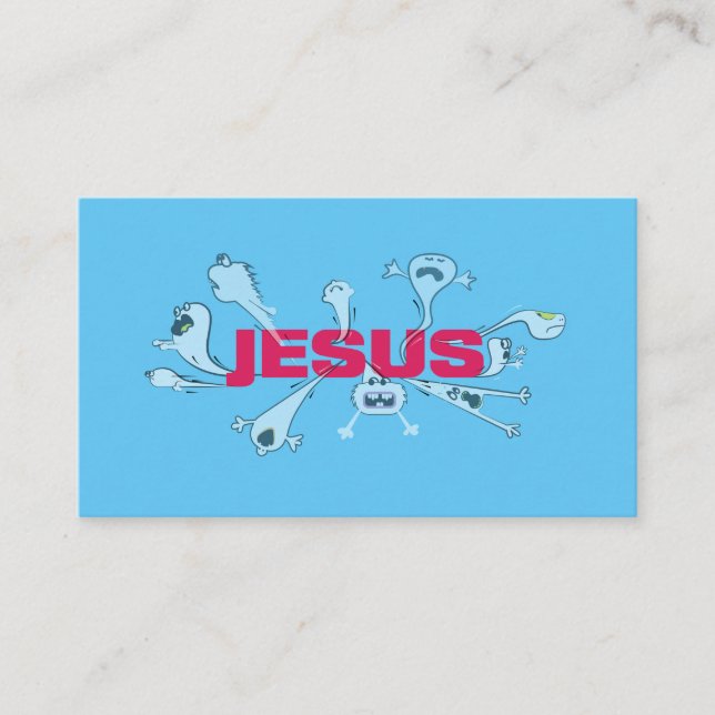 Scary Jesus Scripture Cards (Front)
