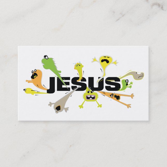 Scary Jesus Scripture Cards (Front)
