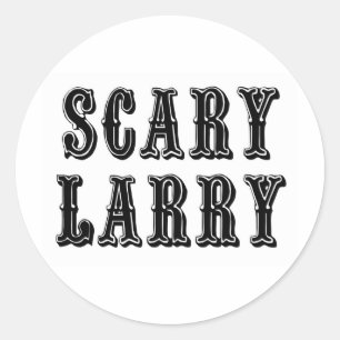 Scary Larry Classic Round Sticker