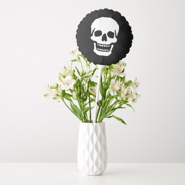 Scary Laughing Skull Balloon (Vase)