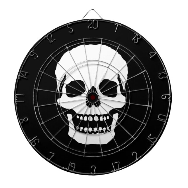 Scary Laughing Skull Dart Board (Front)