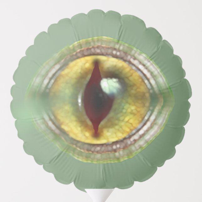 Scary Lizard Reptile Dragon Dinosaur Monster Eye Balloon (Back)
