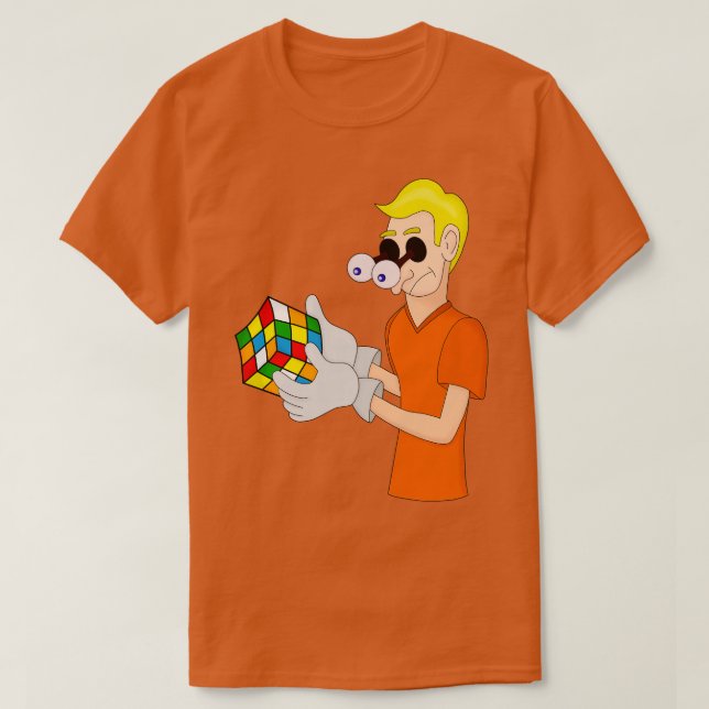 Scary Magic Cube T-Shirt (Design Front)