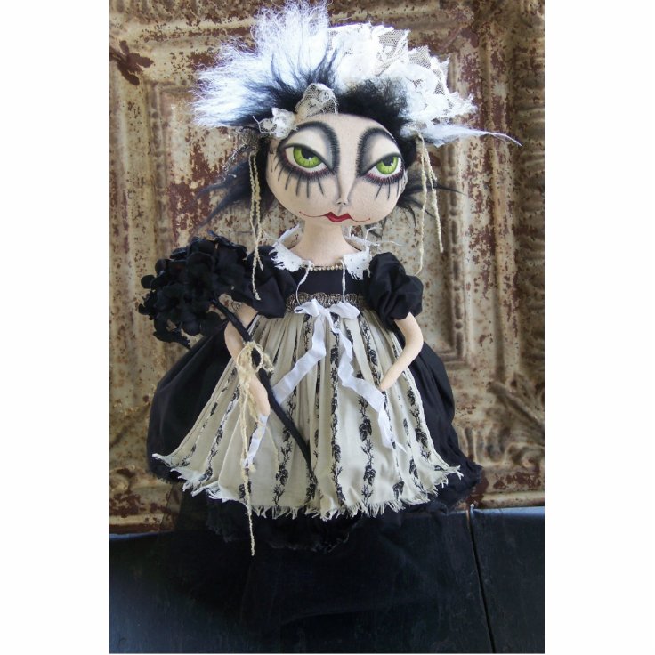 Scary Mary Doll Photo Sculpture Pin | Zazzle