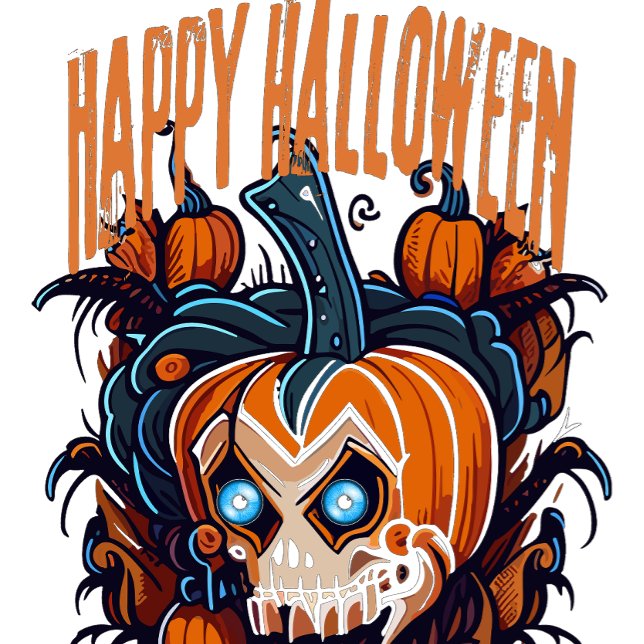 Scary Modern Pumpkin Carving  T-Shirt (Creator Uploaded)