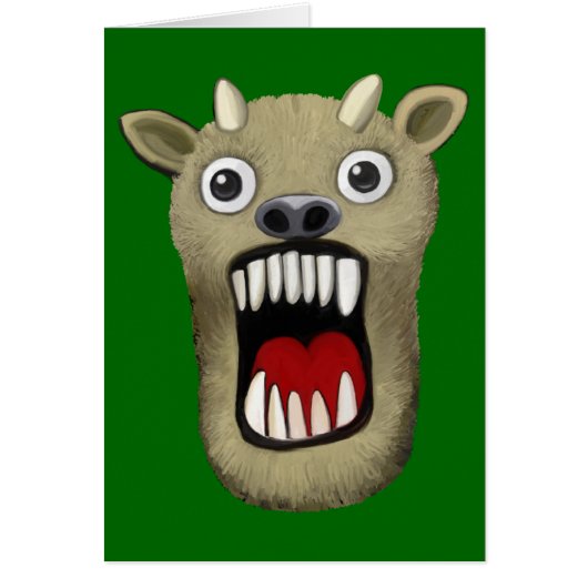 Scary Monster Cards (Front)