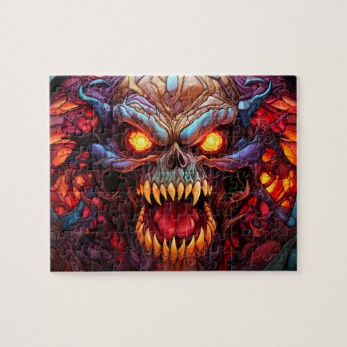 Scary Monster Creature Halloween Jigsaw puzzle