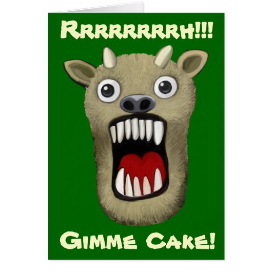 Scary Monster - Gimme Cake (Front)