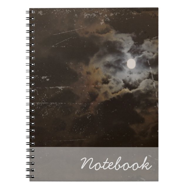 Scary moon Notebook (Front)