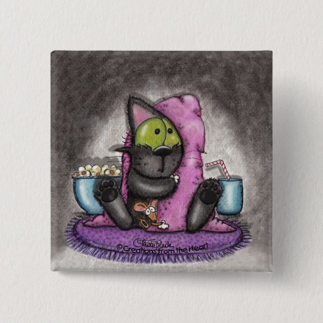 Scary Movie -Cat and Mouse Button (Front)