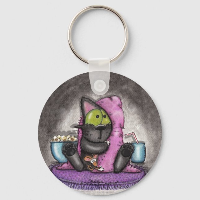 Scary Movie -Cat and Mouse Keychain (Front)