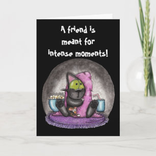 Scary Movie -Cat and Mouse Letterpress Thank You Card