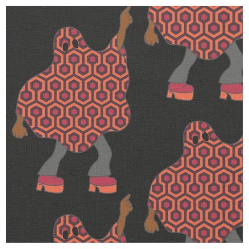 scary movie halloween african ghost fabric