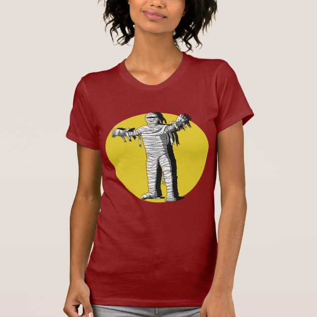Scary Mummy and Full Moon Products T-Shirt (Front)
