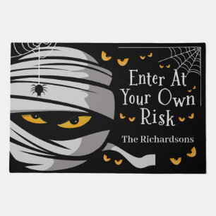 Scary Mummy Door Mat