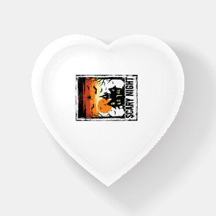 Scary Night Haunted House Vintage Halloween Shirt_ Paperweight