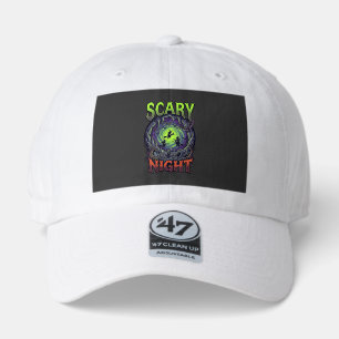 Scary Night Witches Bat Cave Neon Vortex Skeletons 47 Brand Hat