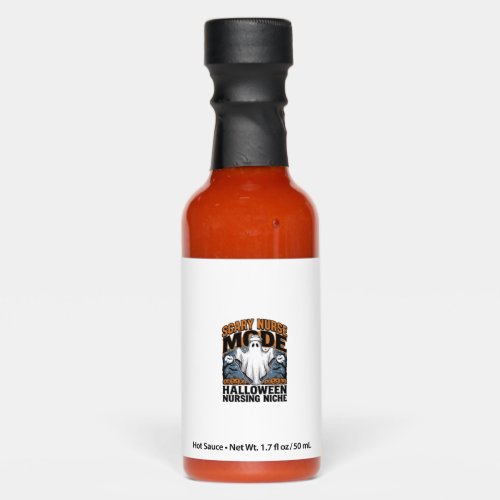 Scary Nurse Costume Halloween Ghost Nursing Shirt_ Hot Sauces