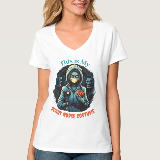 Scary Nurse Costume T-shirt (Front)