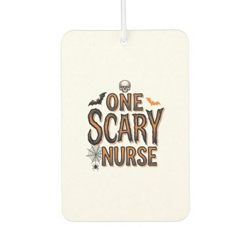 Scary Nurse Halloween Vintage Engraving Shirt Desi Air Freshener