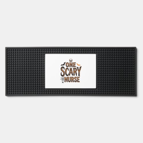 Scary Nurse Halloween Vintage Engraving Shirt Desi Bar Mat