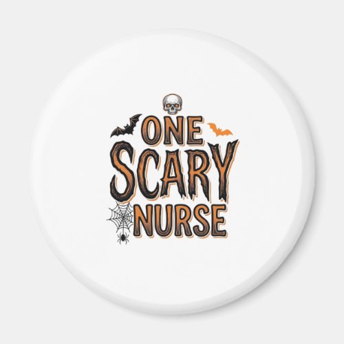 Scary Nurse Halloween Vintage Engraving Shirt Desi Magnet