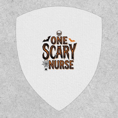 Scary Nurse Halloween Vintage Engraving Shirt Desi Patch