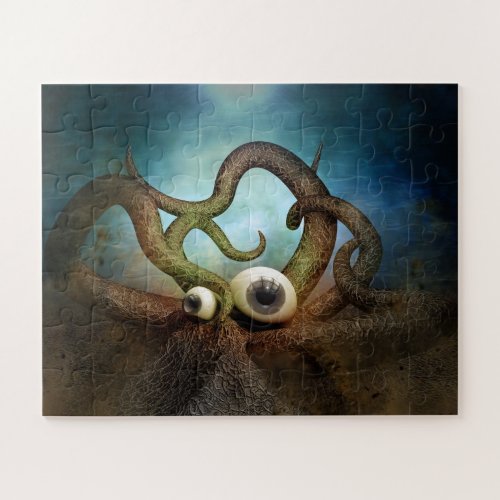 Scary Octopus Jigsaw Puzzle