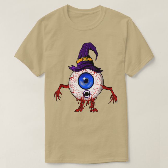 Scary Optometrist Costume Halloween Optometry Opto T-Shirt (Design Front)
