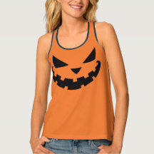 Scary Orange Jack O Lantern Halloween