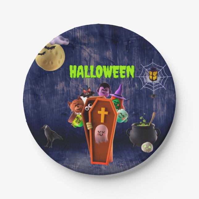 Scary Paper Plates (Front)