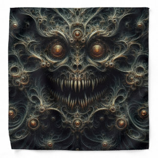 Scary pattern, dark fantasy bandana