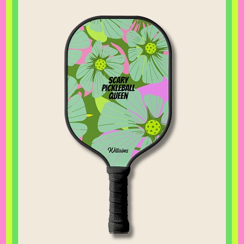 Scary Pickleball Queen Racket