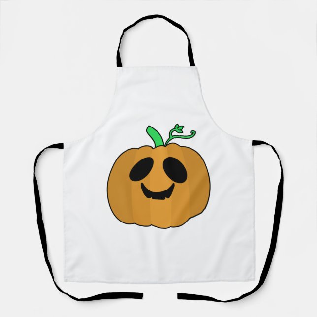 Scary Pumpkin Halloween V2   Apron (Front)