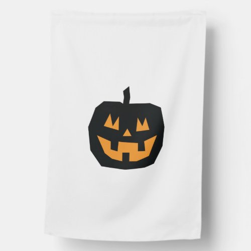 scary pumpkin house flag