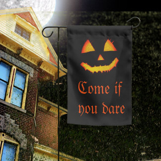 scary pumpkin in the dark -