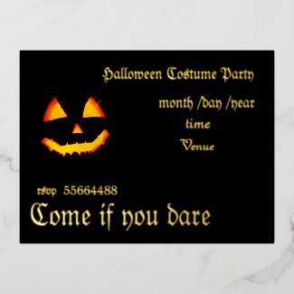 scary pumpkin in the dark - Halloween