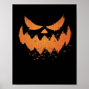 Scare up some Halloween fun with our free scary pumpkin face printable!