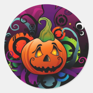 Scary Pumpkin Sticker