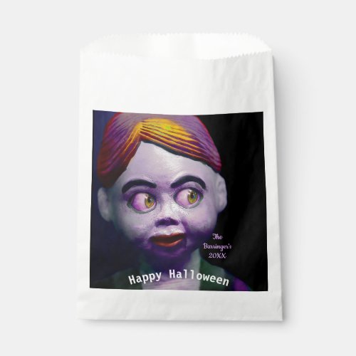 Scary Puppet Doll Creepy Halloween Favor Bag