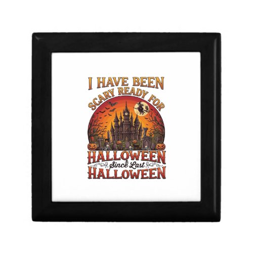 Scary Ready Halloween Haunted Castle Witch Pumpkin Gift Box