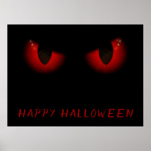 Halloween Eyes Posters & Prints | Zazzle