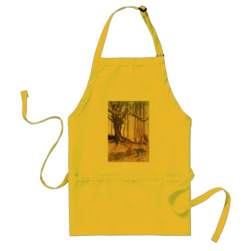 Scary Red Riding Hood Adult Apron