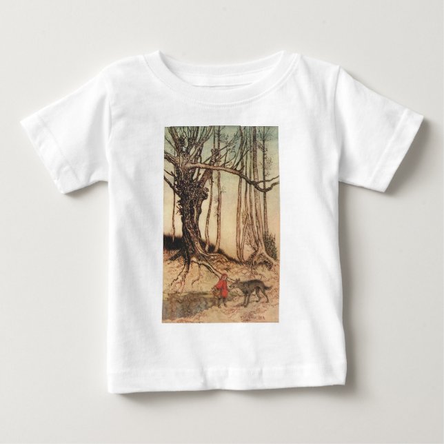 Scary Red Riding Hood Baby T-Shirt (Front)