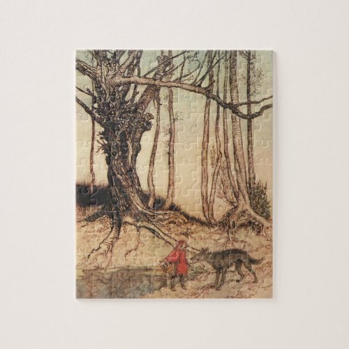 Scary Red Riding Hood Jigsaw Puzzle